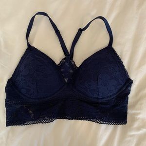 Blue Victoria Secret pullover bra size small